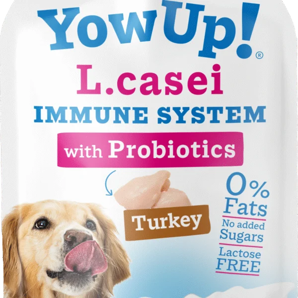 Yogurt per cani con probiotici e tacchino, senza lattosio, 115 g – YowUp! L. Casei Immune System Turkey