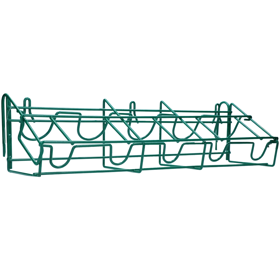 Supporto per 5 biberon per agnelli da 500 ml, con rivestimento in plastica - immagine 1