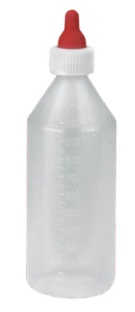 Biberon con succhiotto per agnelli e puledri, 1000 ml - immagine 2