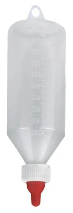 Biberon con succhiotto per agnelli e puledri, 1000 ml