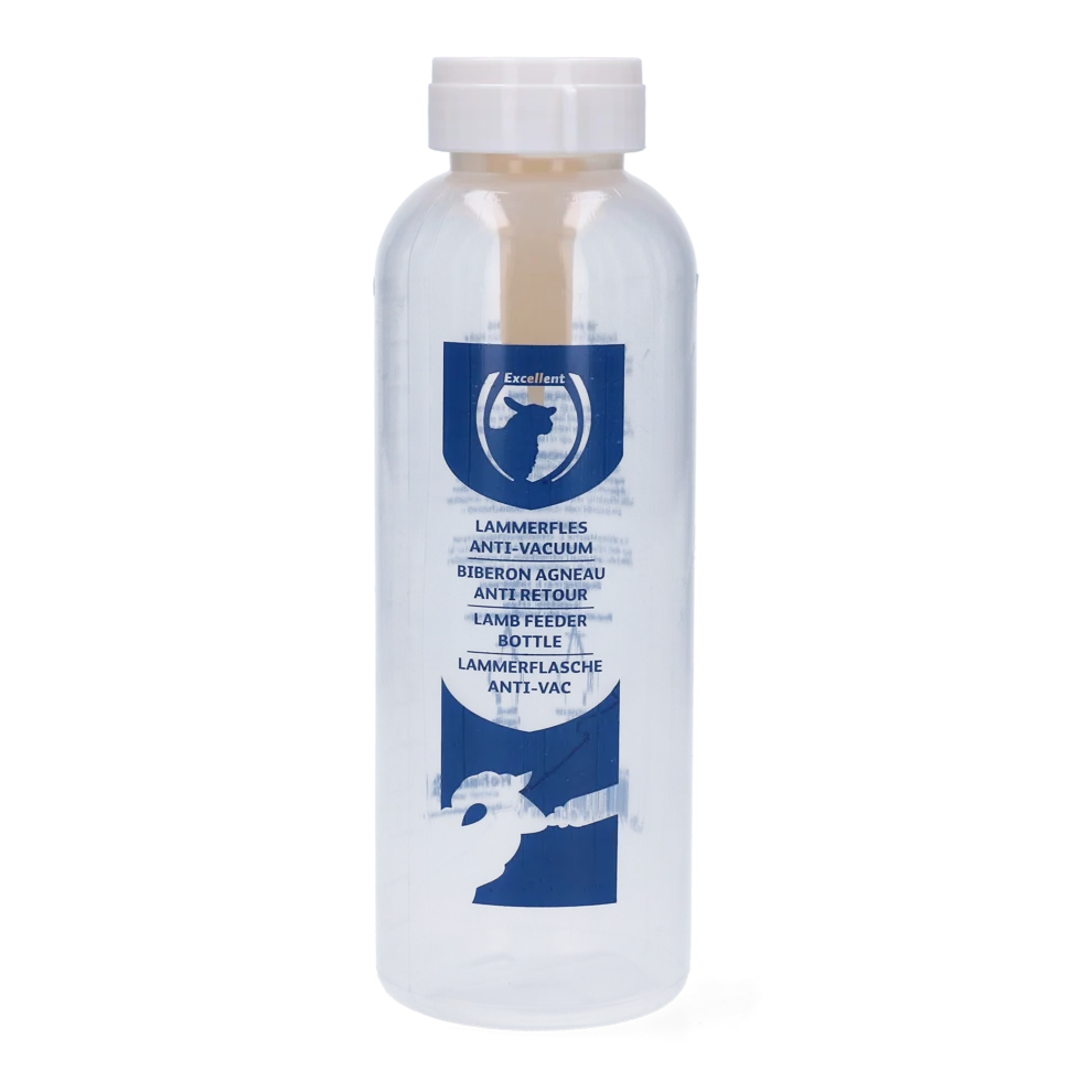 Biberon per agnelli con tettarella e scala graduata, 500 ml - immagine 1