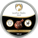 Balsamo per pelle con cera d’api e lanolina, Naturale, 150 ml – Excellent Leder & Zadel Balm Naturel