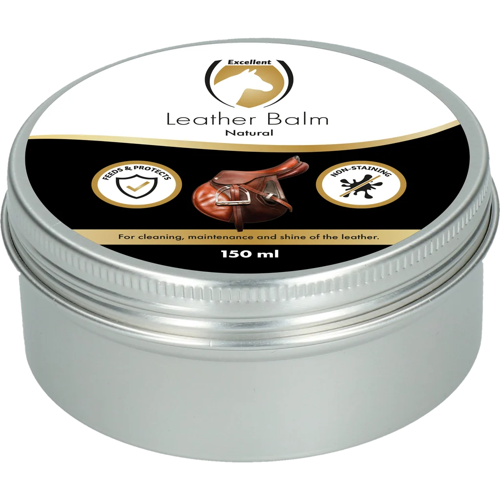 Balsamo per pelle con cera d’api e lanolina, Naturale, 150 ml – Excellent Leder & Zadel Balm Naturel - immagine 2