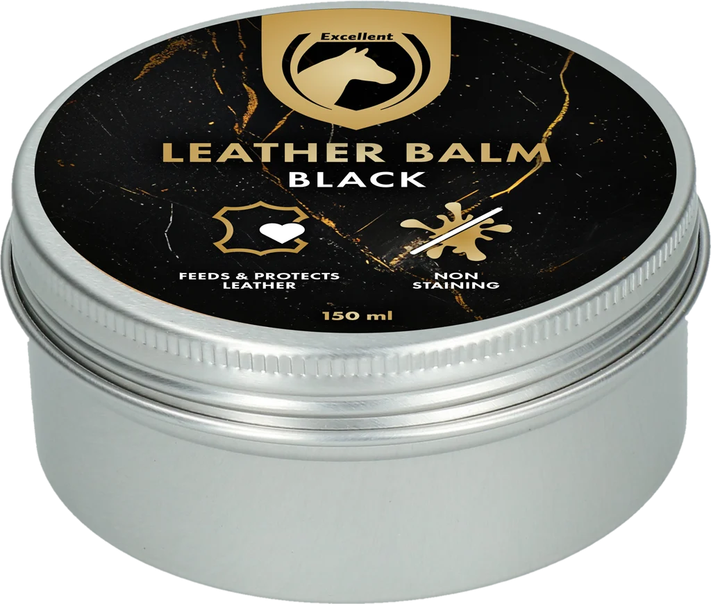 Balsamo per Pelle con Cera d’Api e Lanolina, Nero, 150 ml – Excellent Leder & Zadel Balm Zwart - immagine 2