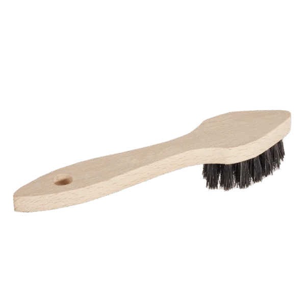 Spazzola per pulire la pelle con setole morbide e foro per appenderla, 17 cm – Bürsten Walter