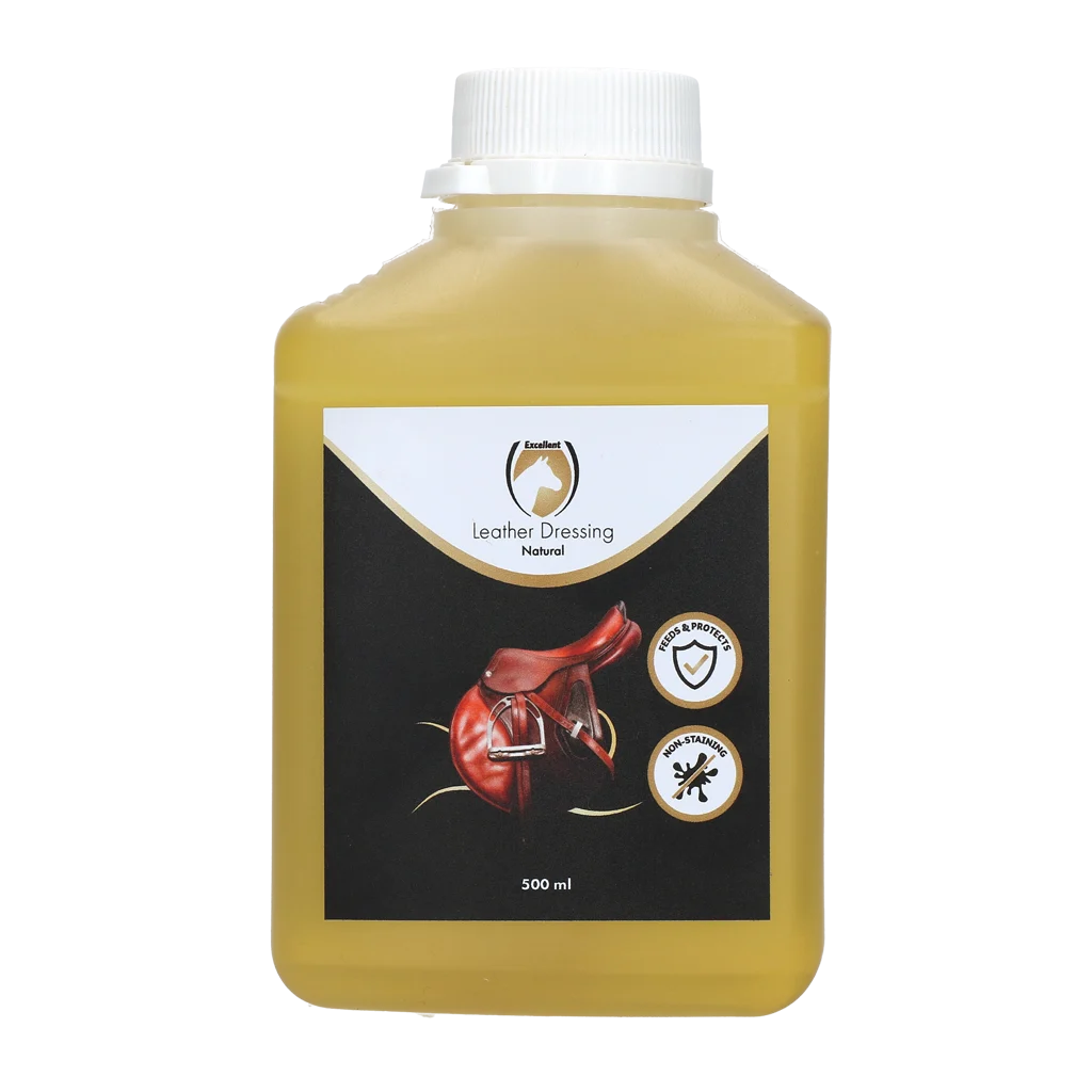 Olio per sella con lanolina, 500 ml – Excellent Leather Dressing Naturel - immagine 1