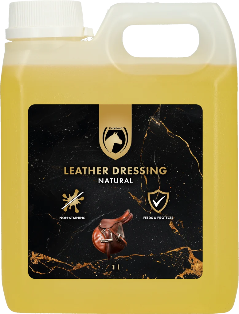 Olio per selle con lanolina, 1 l – Excellent Leather Dressing Naturel - immagine 1