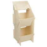 Nido in legno per galline con 2 scomparti, dimensioni interne 27 x 31 cm – Kerbl Duo