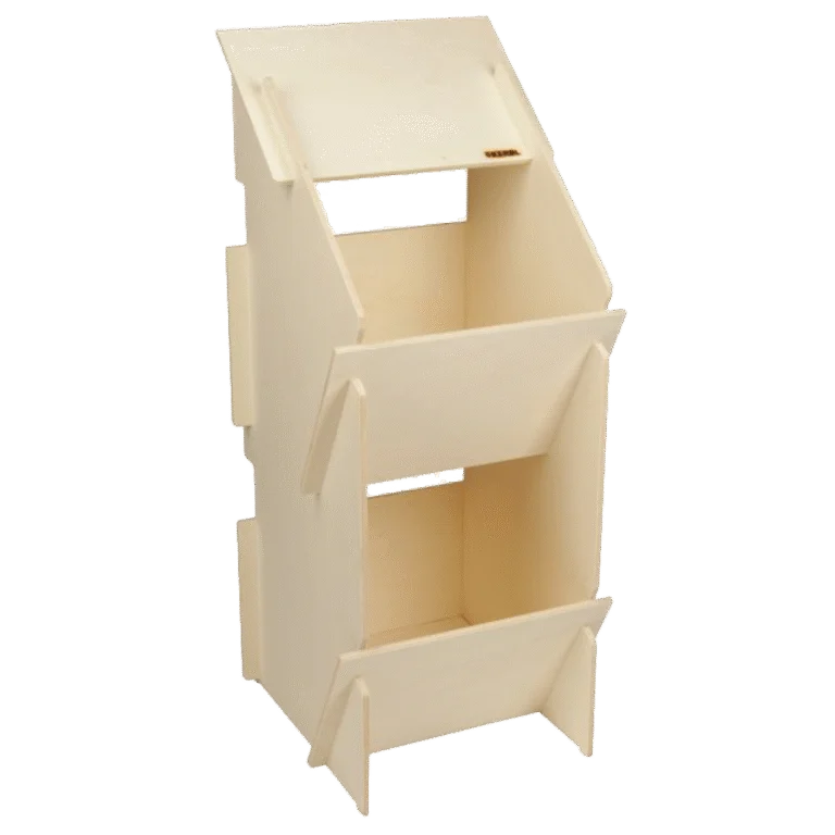 Nido in legno per galline con 2 scomparti, dimensioni interne 27 x 31 cm – Kerbl Duo