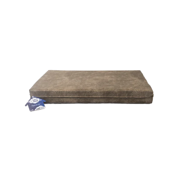 Cuccia ortopedica per cani in memory foam, tortora XL, 125 x 90 x 10 cm – Let's Sleep Mellow Mattress