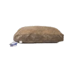 Cuscino per cani con fiocchi di schiuma XL taupe, 125 x 90 x 10 cm – Let's Sleep Plush Pillow