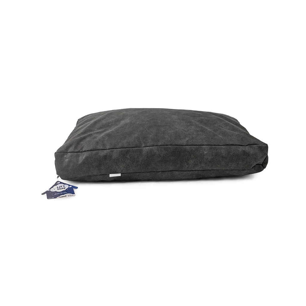 LETS0512C.png Cuscino per cani con scaglie di schiuma XL antracite, 125 x 90 x 10 cm – Let's Sleep Plush Pillow - immagine 1