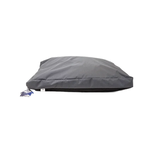 Cuscino per cani da esterno con rivestimento idrorepellente, antracite M, 80 x 55 x 10 cm – Let's Sleep Cushy Cloud