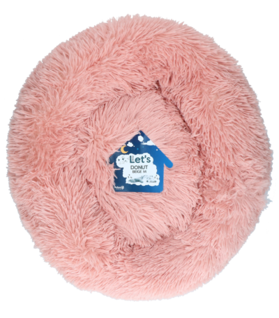 Cuccia per cani a forma di ciambella, rosa M, ø 50 cm – Let's Sleep Donut