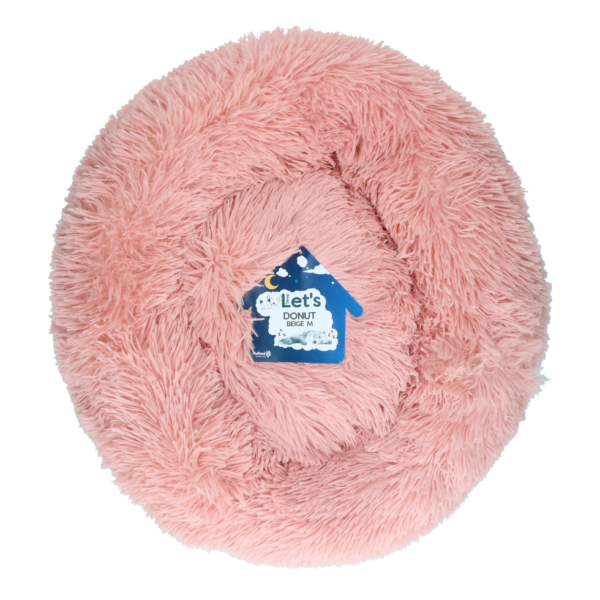 Cuccia per cani a forma di ciambella, rosa M, ø 50 cm – Let's Sleep Donut