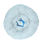 Cuccia per cani a ciambella, grigio chiaro M, ø 50 cm – Let's Sleep Donut