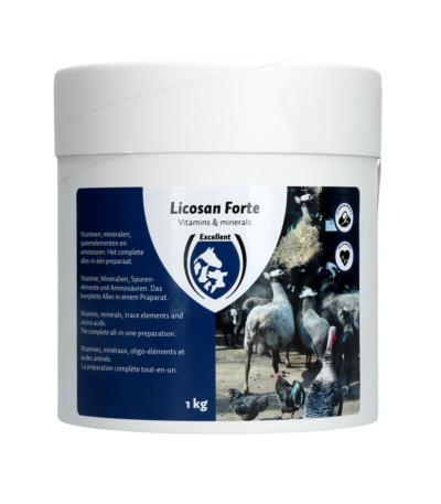 Integratore vitaminico con minerali e aminoacidi, 1 kg – Excellent Licosan Forte