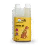 Olio di semi di lino per cani con Omega 3, spremuto a freddo, 500 ml – Excellent Pets Linseed Oil