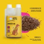 Olio di semi di lino per cani con Omega 3, spremuto a freddo, 500 ml – Excellent Pets Linseed Oil - immagine 5