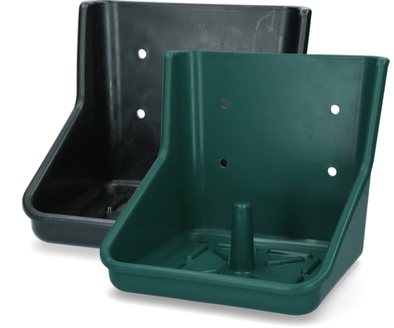 Supporto Robu in plastica per pietre da leccare da 10 kg, nero