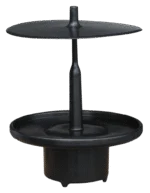 Supporto in plastica per pietra da leccare da 10 kg, da fissare a un palo – Vplast