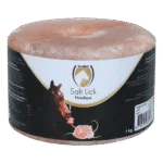 Pietra di sale dell’Himalaya da leccare per cavalli senza corda, 1 kg – Excellent Horse Salt Lick Himalaya