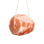 Pietra da leccare di sale dell’Himalaya per cavalli con corda, 2 a 3 kg – Excellent Horse Salt Lick Himalaya - immagine 3