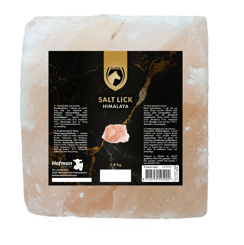 Blocco di sale rosa dell’Himalaya per cavalli con corda, da 3 a 4 kg – Excellent Horse Salt Lick Himalaya - immagine 4