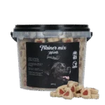 Premietti per l'addestramento con carne e salmone, cuoricini, 500 g – Luna's Choice Trainer Mix Hartjes