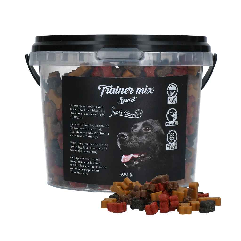 Snack da addestramento per cani, morbidi e senza glutine, 500 g – Luna's Choice Trainer Mix Sport - immagine 1