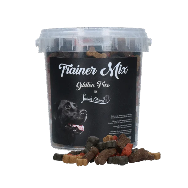 Snack per l’addestramento, morbidi e senza glutine, 500 g – Luna's Choice Trainer Mix senza glutine