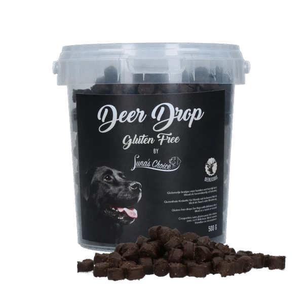 Premietti da addestramento al cervo, senza glutine, 500 g – Luna's Choice Trainer Mix Deer Drop (senza glutine)