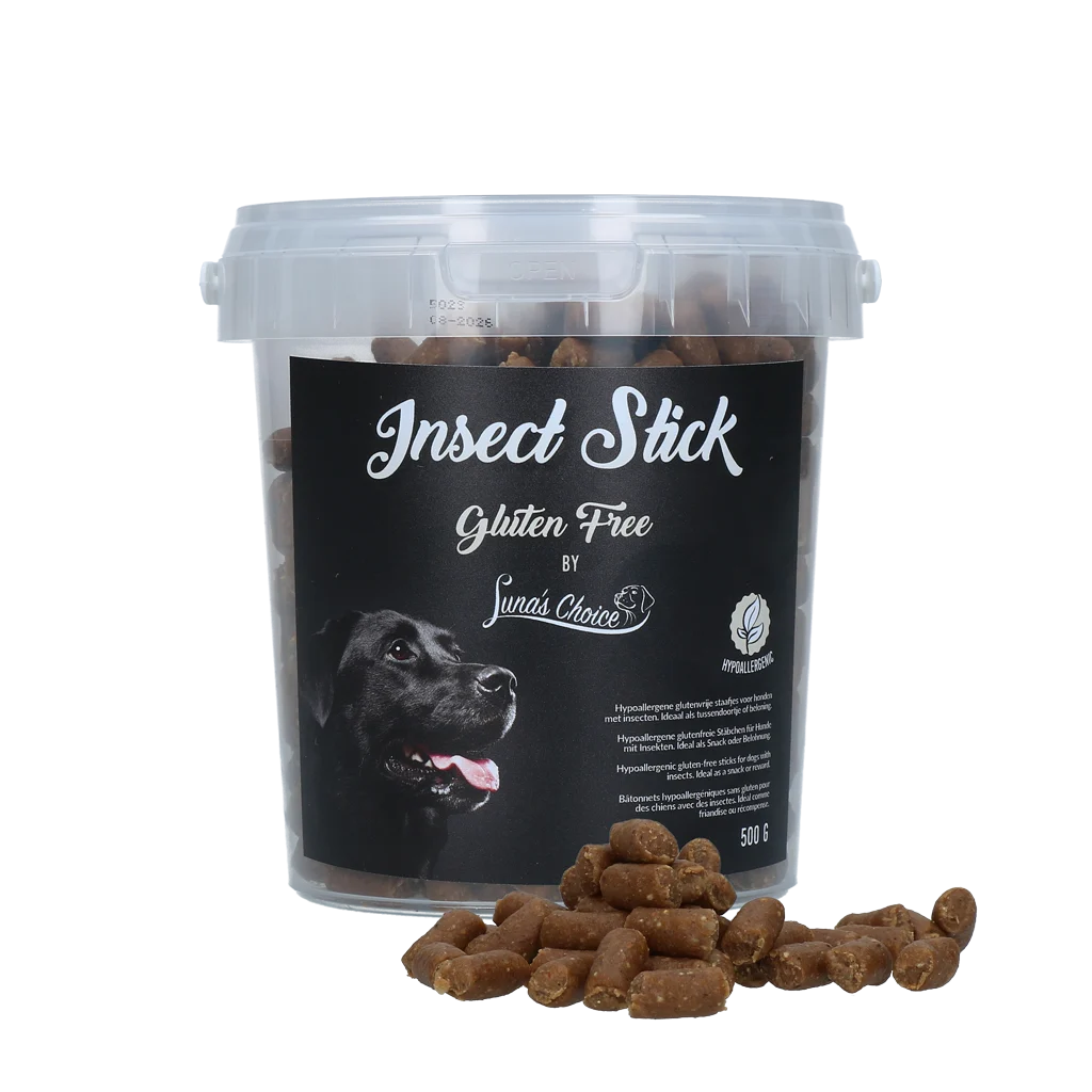 Snack da addestramento con proteine di insetti, senza glutine, 500 g – Luna's Choice Trainer Mix Insect Stick Hypoallergeen (glutenvrij) - immagine 1