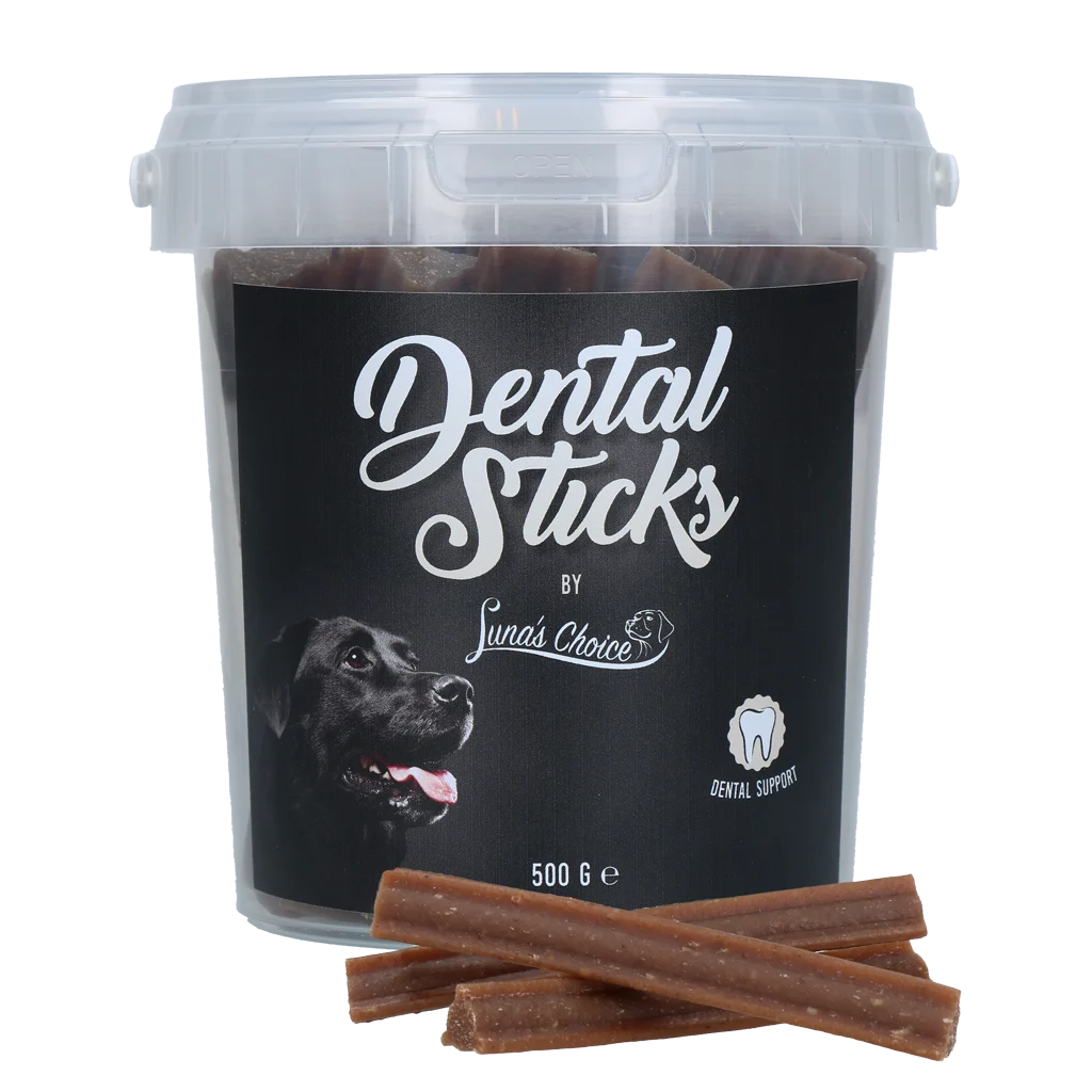 Bastoncini da masticare per cani senza zuccheri aggiunti, 25 pezzi, 500 g – Luna's Choice Dental Sticks - immagine 1