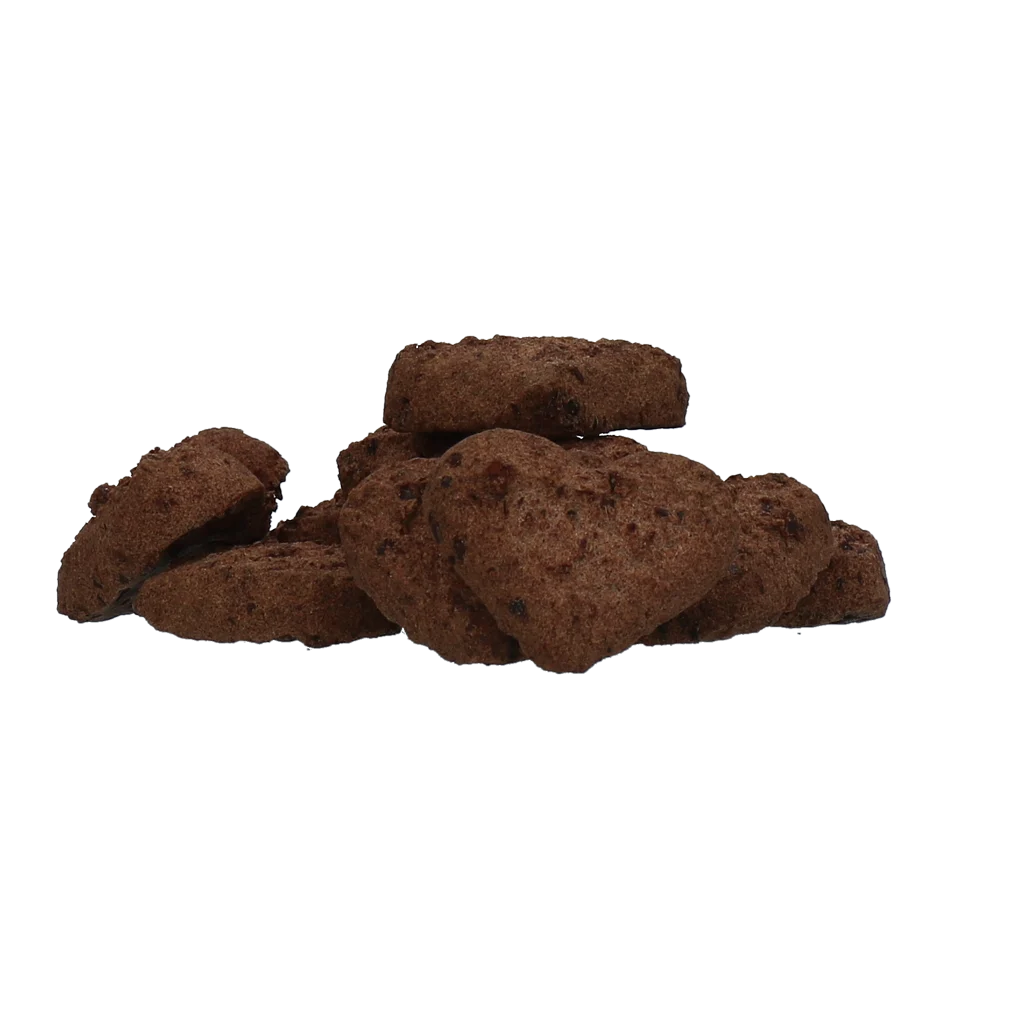 Biscotti per cani vegetali e senza cereali, a forma di cuore, 48 pezzi, 360 g – Luna's Choice Plant Based Heart - immagine 2
