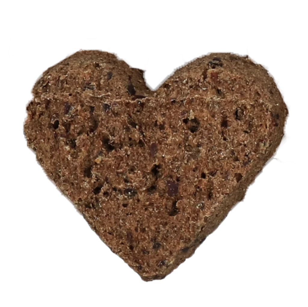 Biscotti per cani vegetali e senza cereali, a forma di cuore, 48 pezzi, 360 g – Luna's Choice Plant Based Heart - immagine 3