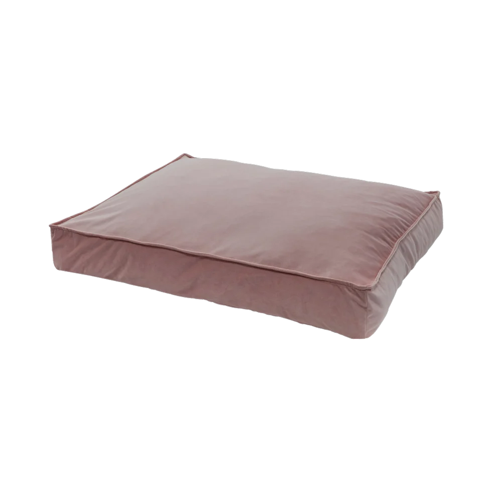 Cuscino per cani in velluto rosa, M 100 x 70 x 15 cm – Madison Velours Lounge Cushion - immagine 2