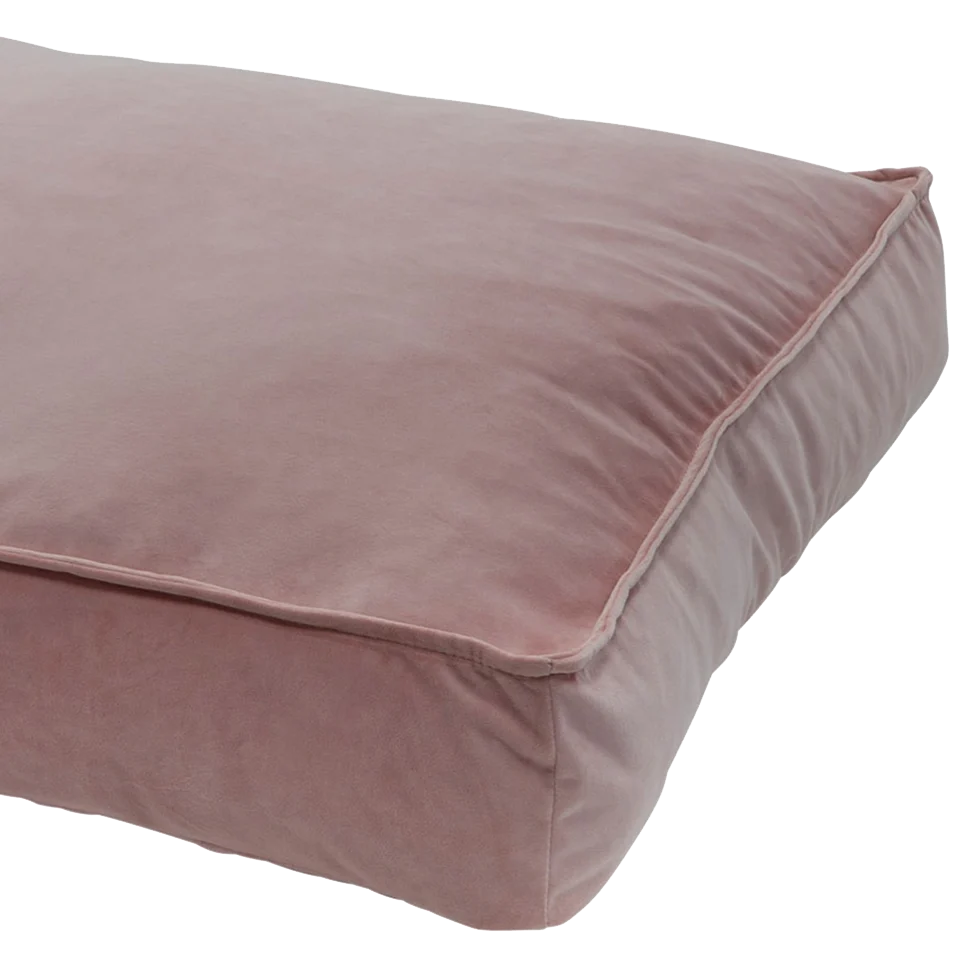 MADI08102.png Cuscino per cani in velluto rosa, M 100 x 70 x 15 cm – Madison Velours Lounge Cushion - immagine 1