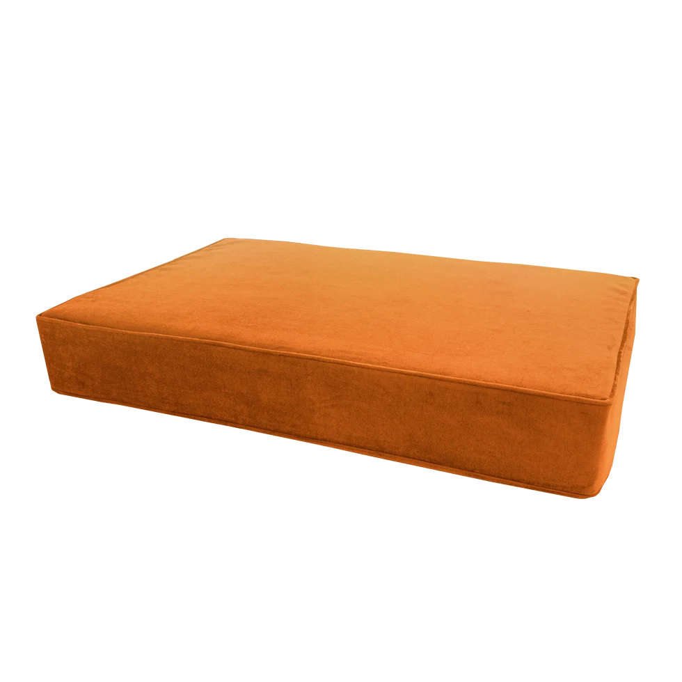 Cuscino ortopedico per cani con schiuma memory arancione S, 45 x 55 x 12 cm – Cuscino ortopedico in velluto Madison - immagine 2