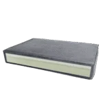 Cuscino ortopedico per cani con schiuma memory arancione S, 45 x 55 x 12 cm – Cuscino ortopedico in velluto Madison - immagine 5