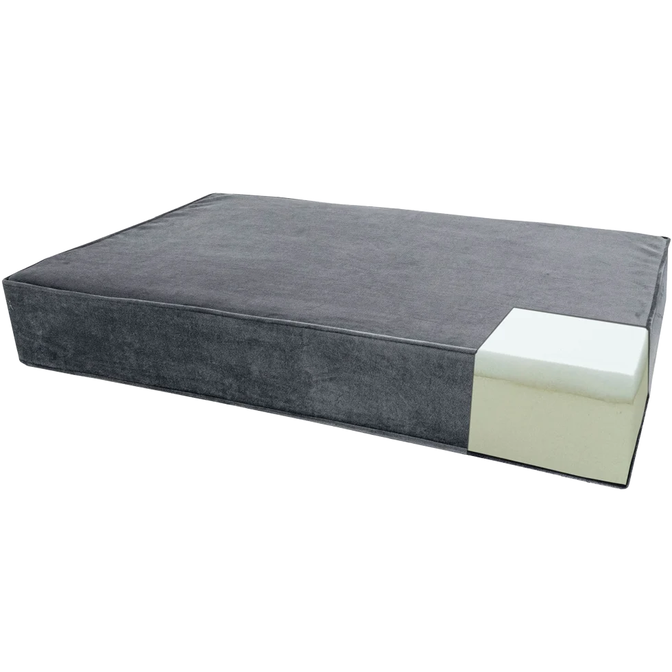 Cuscino ortopedico per cani con schiuma memory arancione S, 45 x 55 x 12 cm – Cuscino ortopedico in velluto Madison - immagine 3