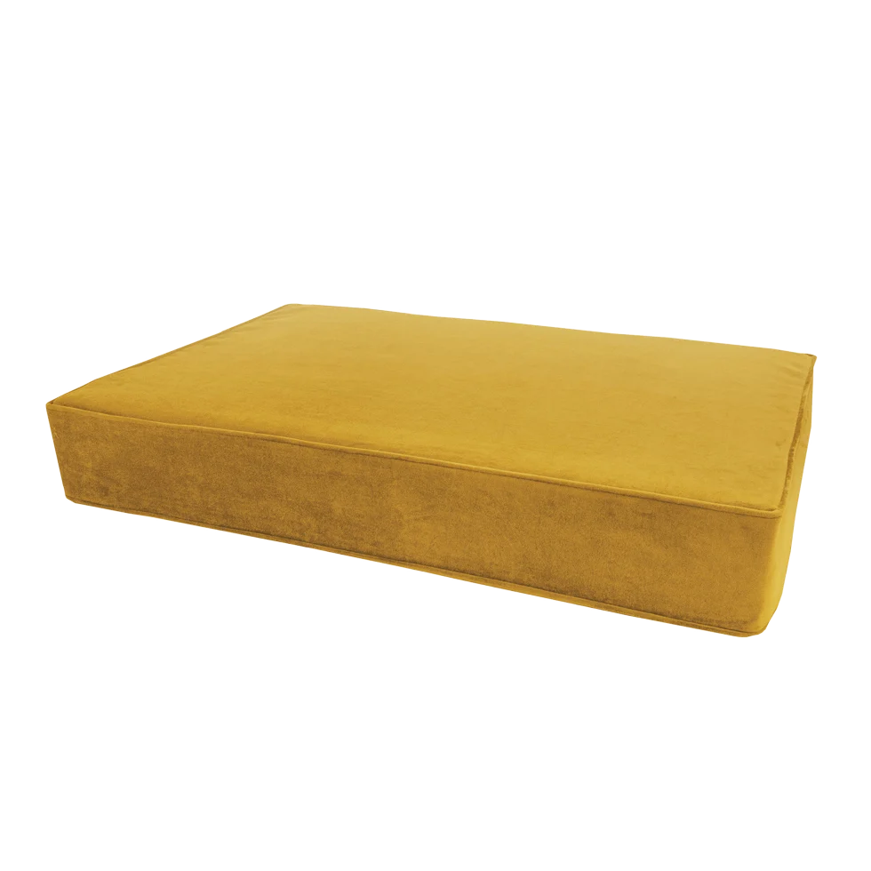 Cuscino ortopedico per cani con schiuma memory giallo S, 45 x 55 x 12 cm – Cuscino ortopedico in velluto Madison - immagine 3