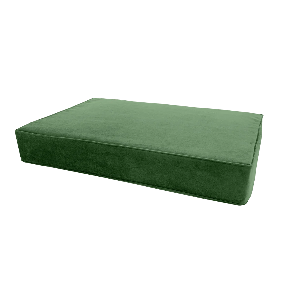 Cuscino ortopedico per cani con memory foam verde S, 45 x 55 x 12 cm – Cuscino ortopedico Madison in velluto - immagine 1