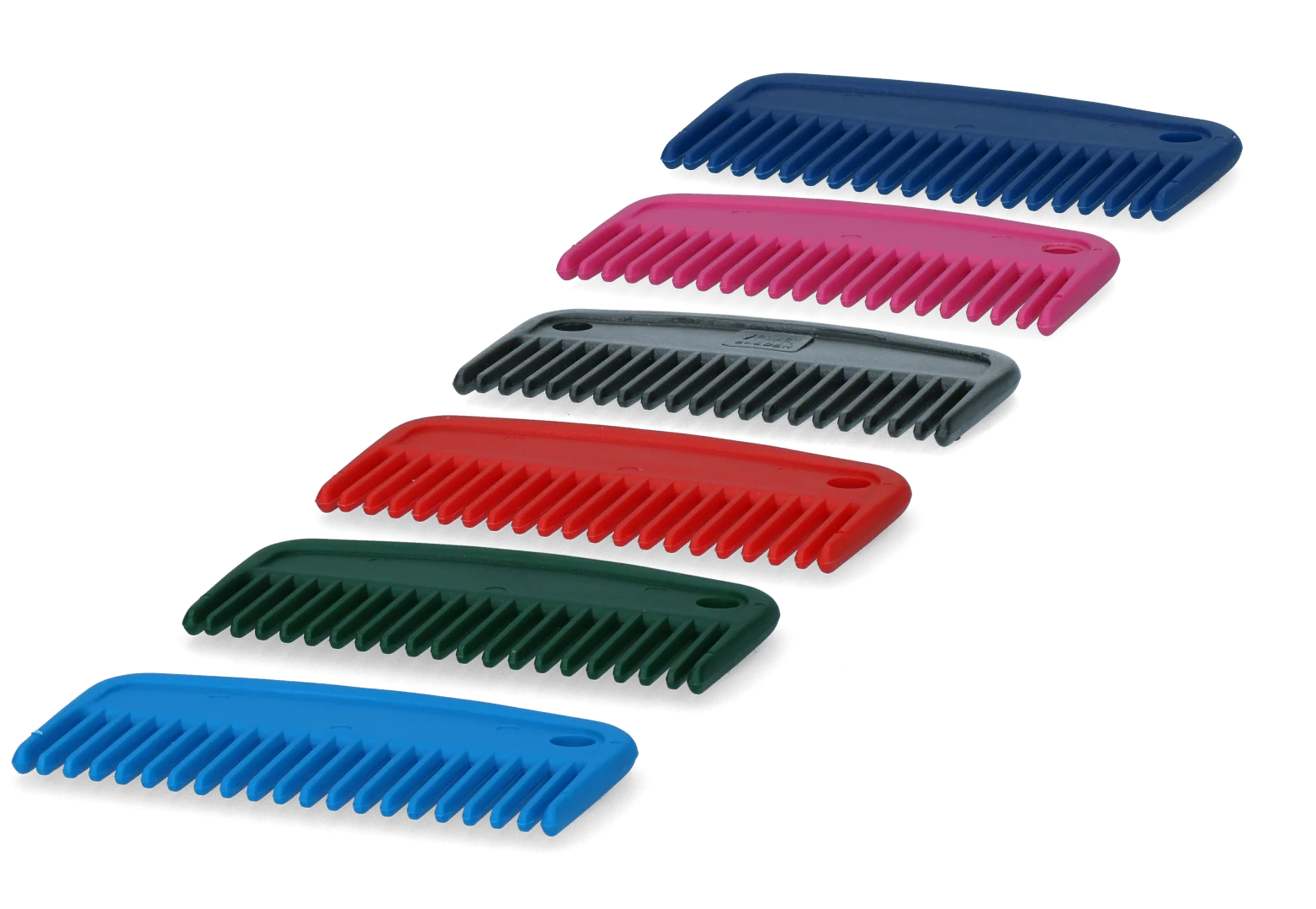 Pettine per criniera in plastica, 100 mm, blu – Vplast - immagine 4
