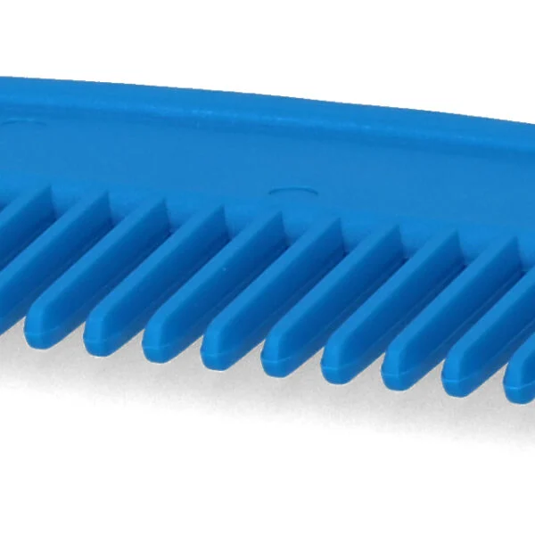 Pettine per criniera in plastica, 100 mm, blu – Vplast