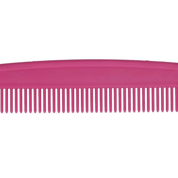 Pettine per criniera in plastica, 200 mm, rosa – Vplast