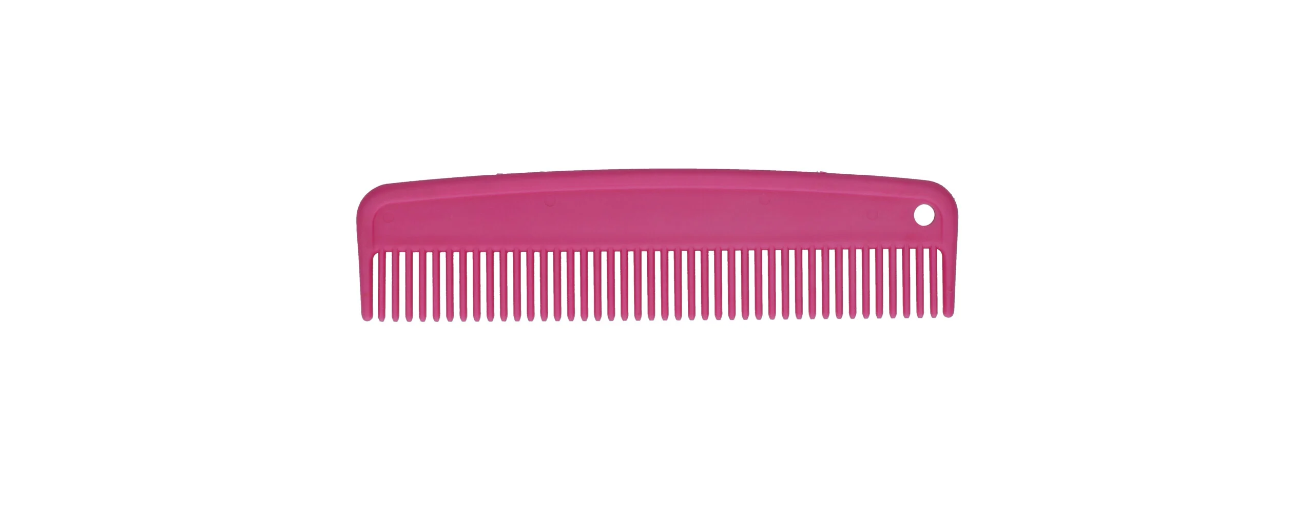 Pettine per criniera in plastica, 200 mm, rosa – Vplast - immagine 1