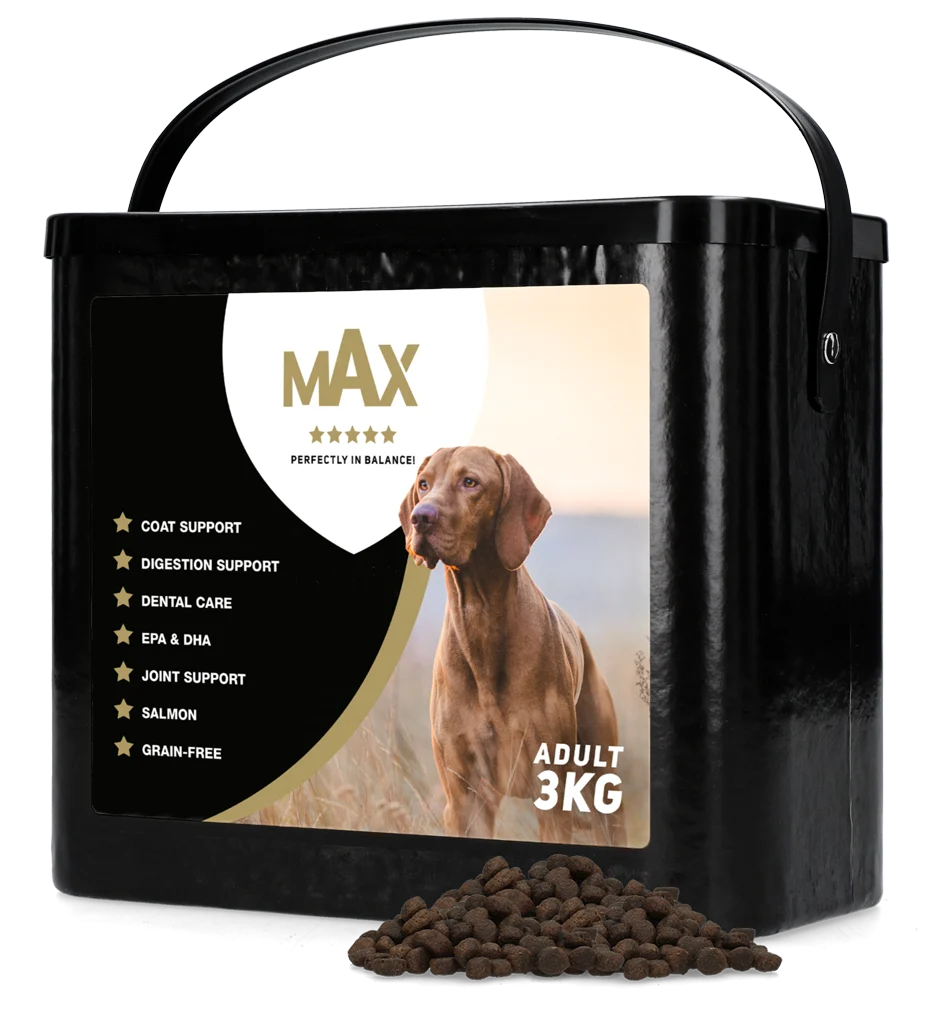 Alimento per cani senza cereali al salmone, 3 kg – Max Adult - immagine 1
