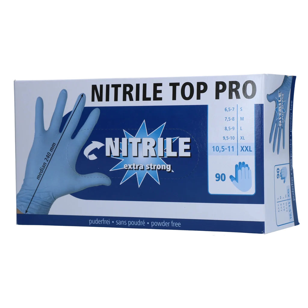 Guanti da mungitura in nitrile, senza polvere, taglia XXL, 90 pezzi – Excellent - immagine 1
