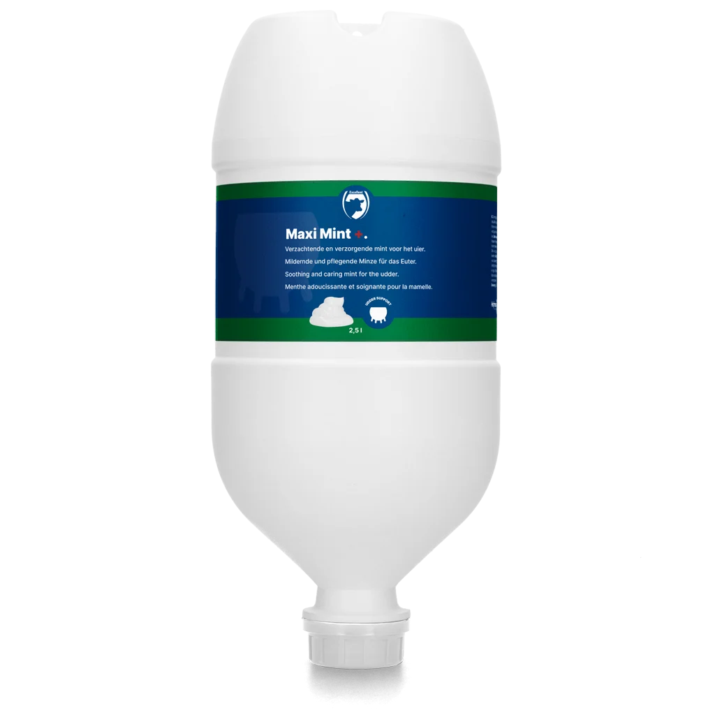 Gel per mammelle con olio di menta piperita, tubo da appendere 2,5 l – Excellent Maxi Mint+ - immagine 1